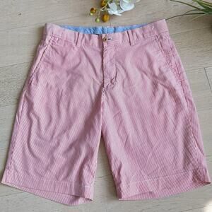 POLO RALPH LAUREN Golf Pink White Striped Shorts | 30